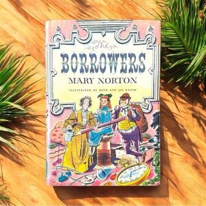 VINTAGE 1953 The Borrowers by Mary Norton - Illustrated by Beth and Joe Krush